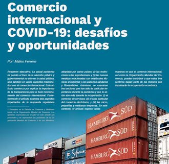 Comercio internacional y COVID-19: desafíos y oportunidades